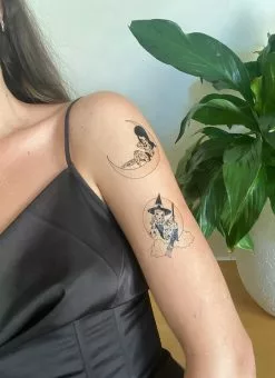 Valfré Tatted Bruja Temporary Tattoo New