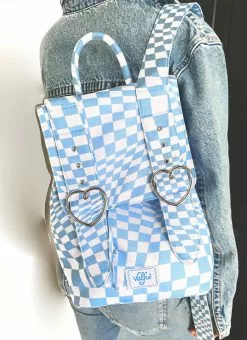 Valfré Checkmate Madeline Backpack (Baby Blue)