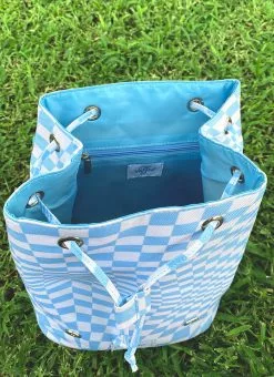 Valfré Checkmate Madeline Backpack (Baby Blue)