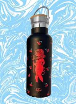 Valfré Cherry Lucy Water Bottle New