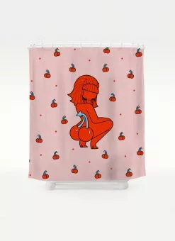 Valfré New Lucy Cherry Bottom Shower Curtain
