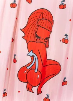 Valfré New Lucy Cherry Bottom Shower Curtain
