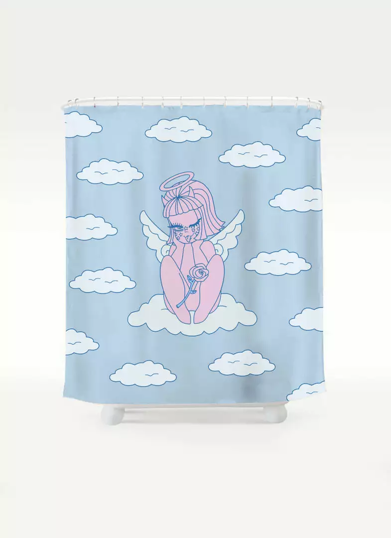 Valfré Cherub Shower Curtain 3 Valfré Cherub Shower Curtain