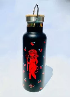 Valfré Cherry Lucy Water Bottle New