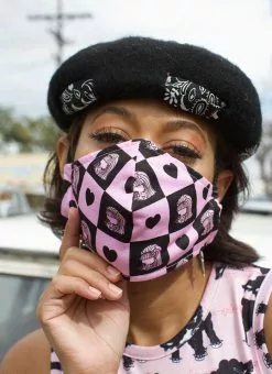 Valfré Ajedrez Rosa Face Mask New