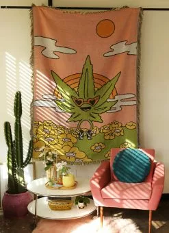 Valfré Rainbow Dave Woven Blanket New