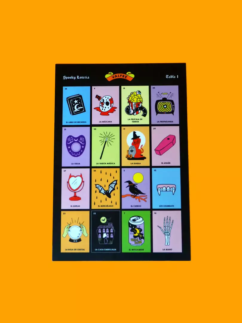 Valfré Spooky Loteria Game 10 Valfré Spooky Loteria Game