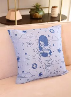 Valfré Celestial Aquarius Throw Pillow