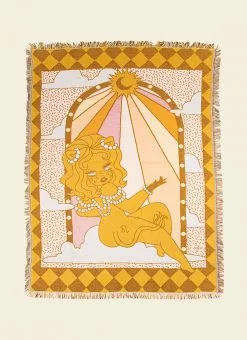 Valfré Celestial Leo Woven Blanket