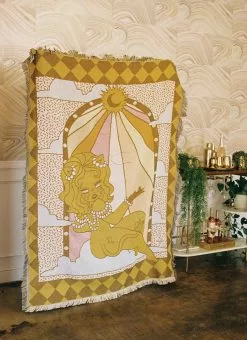 Valfré Celestial Leo Woven Blanket