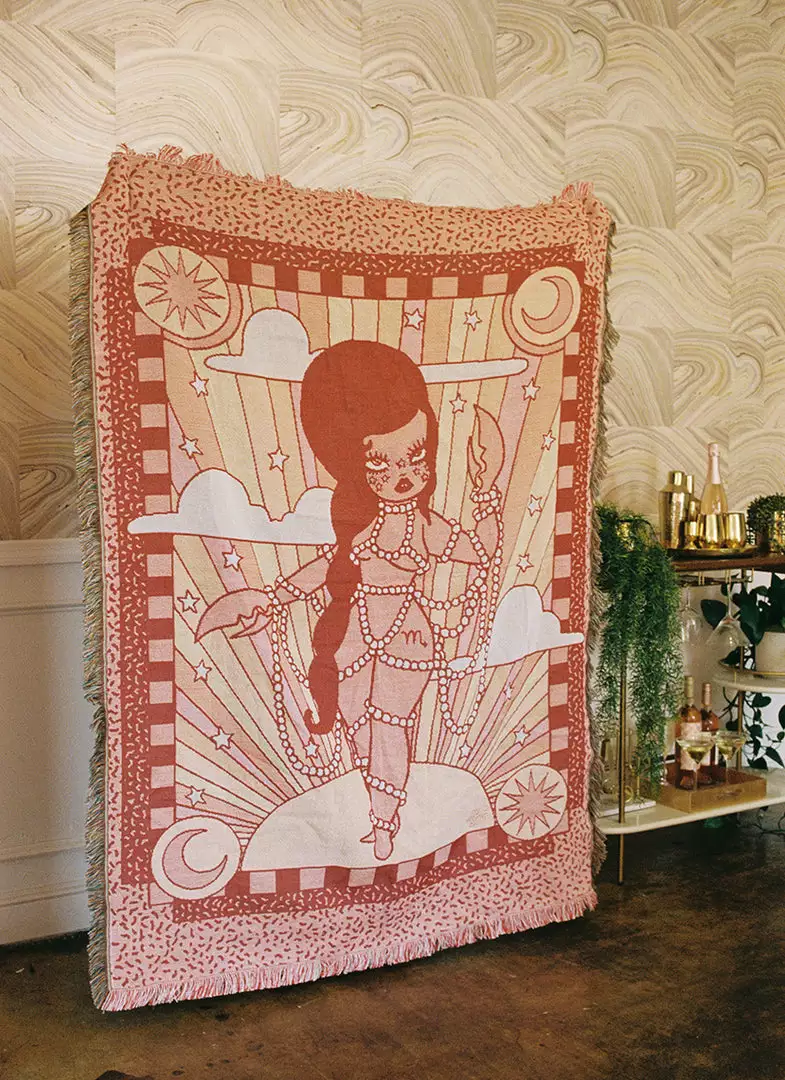 Valfré New Celestial Scorpio Woven Blanket 4 Valfré New Celestial Scorpio Woven Blanket